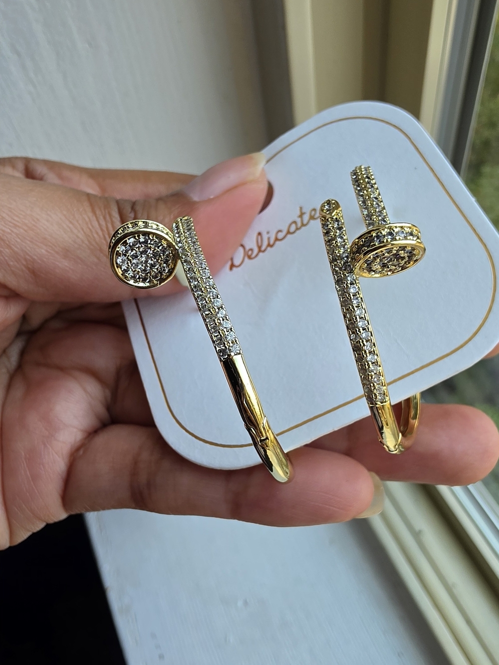 Hermosas Argollas Para Dama Oro Laminado 14k